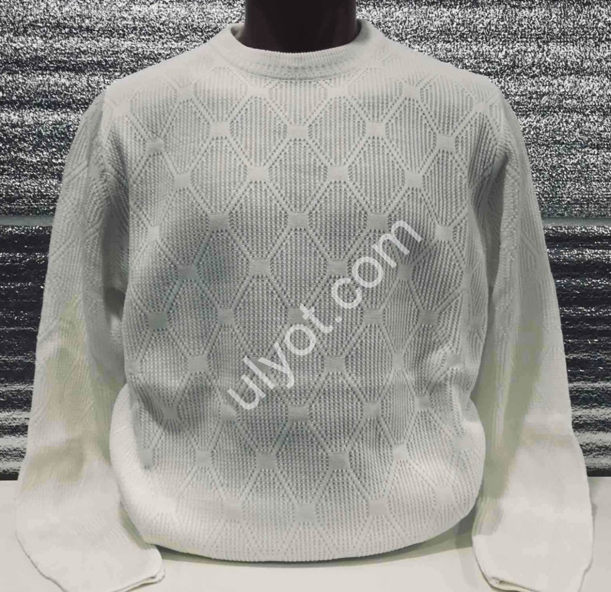 СВИТЕР CASHMERE (M-XL) БЕЛЫЙ 6445