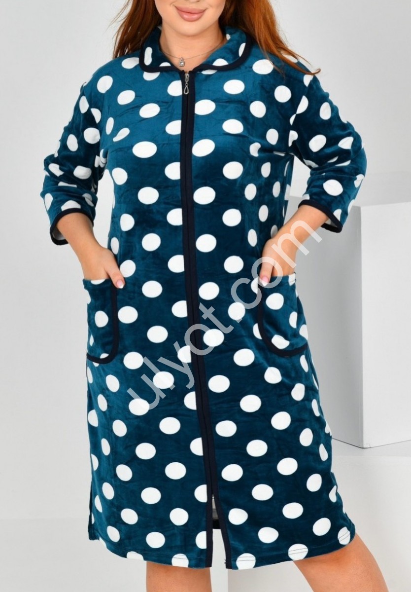 ХАЛАТ (58-66) Т.ЗЕЛЕНЫЙ 800-129