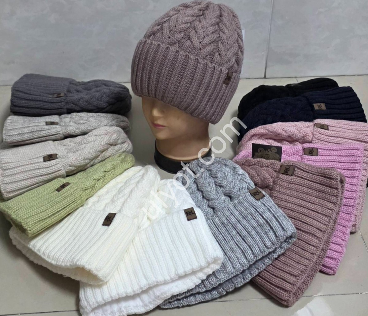 ШАПКА RL (ONE SIZE 54-58) ФЛИС МИКС 