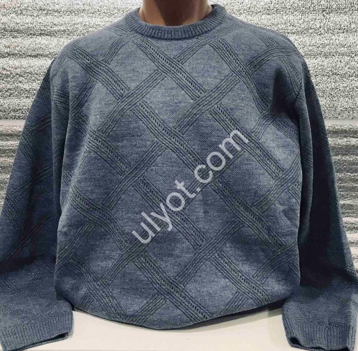 СВИТЕР EVS (L-2XL) ГРАФИТ 3308