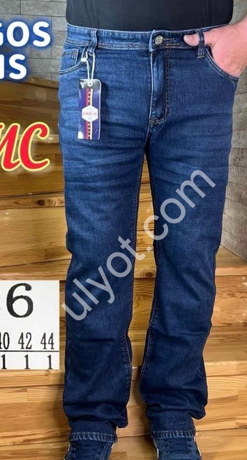 ДЖИНСИ AVIWGOS (32-44) ФЛІС Т.СІНІЙ 9886