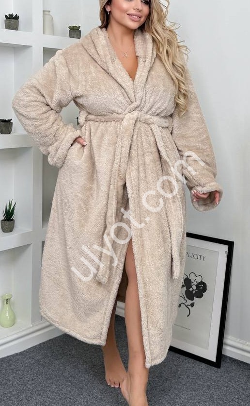 ХАЛАТ (42-52) БЕЖ 800