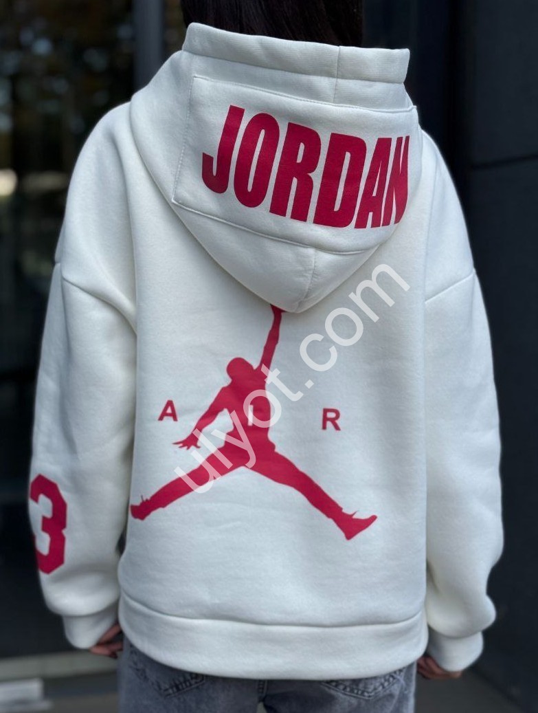 ХУДІ (42-48) ФЛІС БІЛИЙ 4250