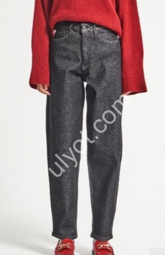 ДЖИНСЫ IT'S BASIC (38-48) ГРАФИТ 4520/7w5/51