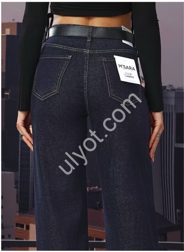 ДЖИНСИ M.SARA (XS-XL) Т.СИНІЙ 1789