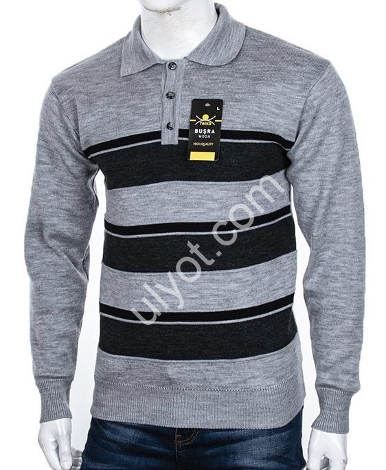 СВИТЕР (M-2XL) СЕРЫЙ M902