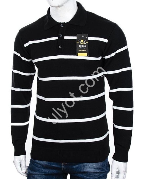 СВИТЕР (M-2XL) ЧЕРНЫЙ M951