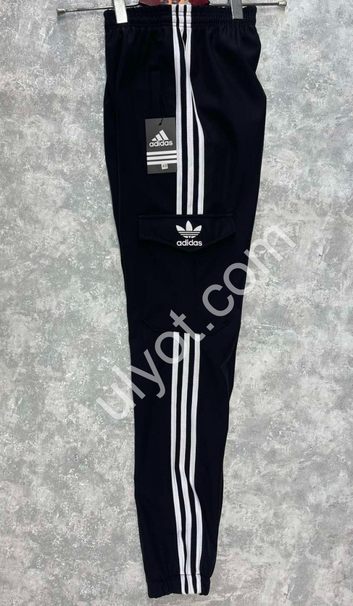 СПОРТ.ШТАНИ A01 (48-58) ФЛІС МАНЖЕТ ЧОРНИЙ 502