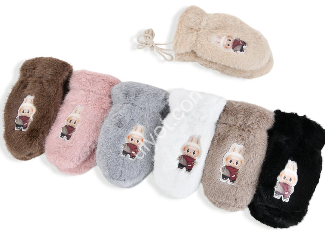 ВАРЕЖКИ (8-12 ЛЕТ) МЕХ МИКС NY3