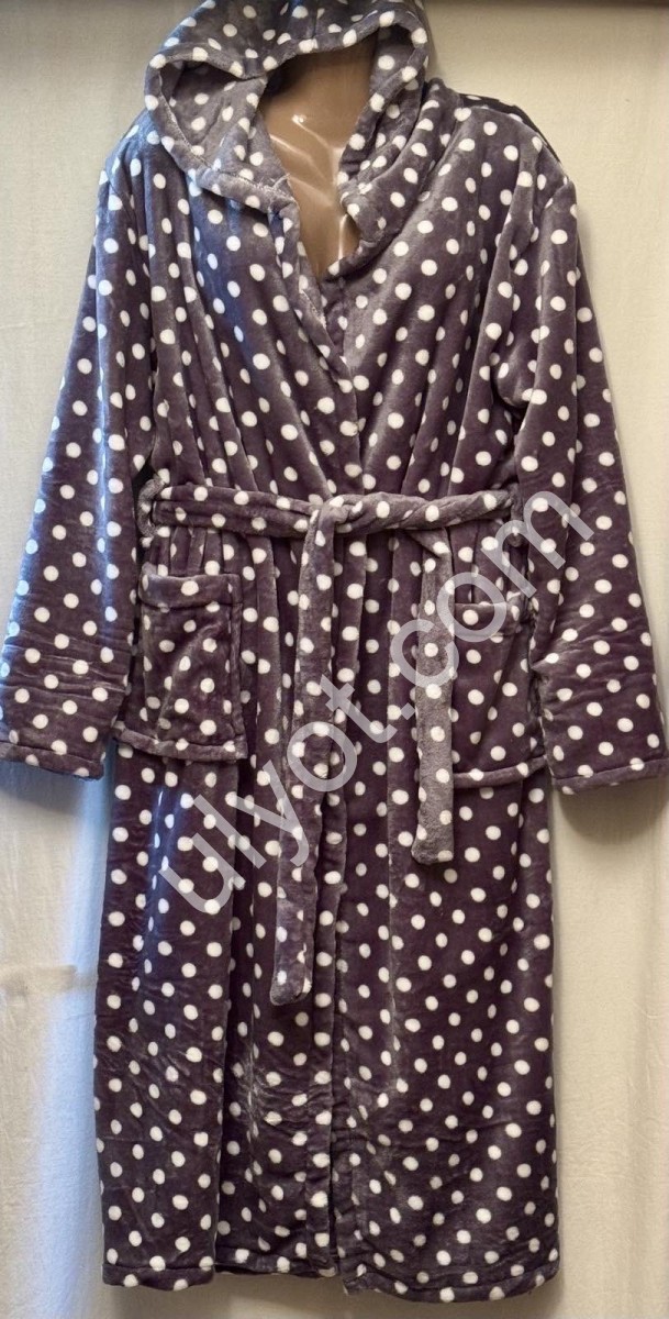 ХАЛАТ ГОРОХ (56-60) МАХРА СВ.ФИОЛЕТ 