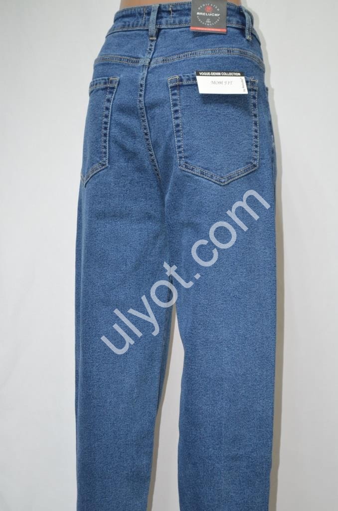 ДЖИНСЫ RELUCKY (31-38) БАЙКА Т.СИНИЙ M0567-7