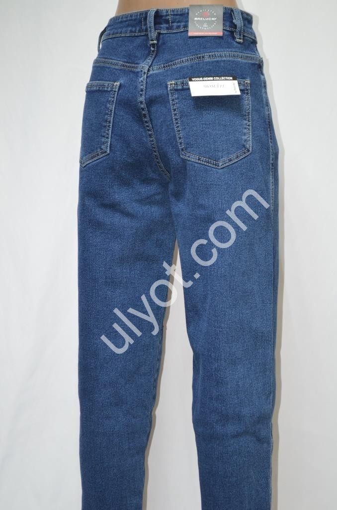 ДЖИНСЫ RELUCKY (25-30) БАЙКА Т.СИНИЙ M661-6