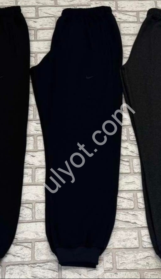 СПОРТ.ШТАНЫ N02 (56-64) ФЛИС МАНЖЕТ Т.СИНИЙ 02