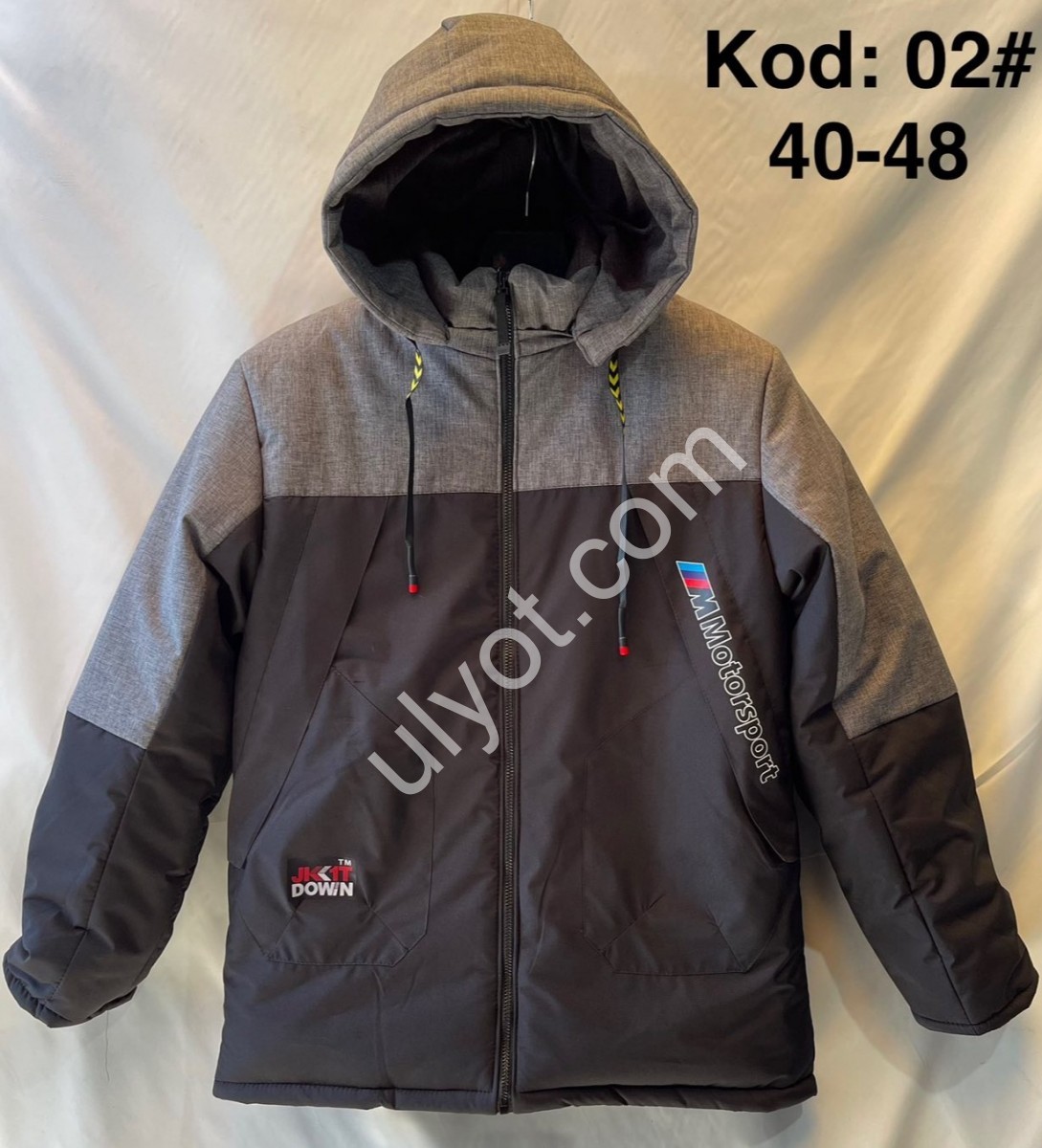 КУРТКА (13-17 РОКІВ) Хутро Чорне-сіре 02