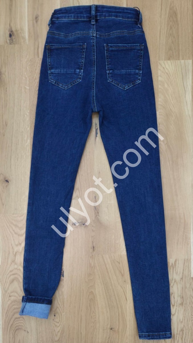 Фото 1 ДЖИНСИ VANTEL (25-30) БАЙКА Т.СИНІЙ 7150