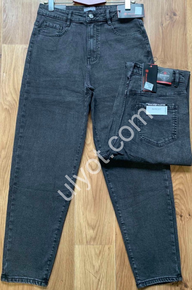 ДЖИНСЫ RELUCKY (31-38) БАЙКА ГРАФИТ M0570-7