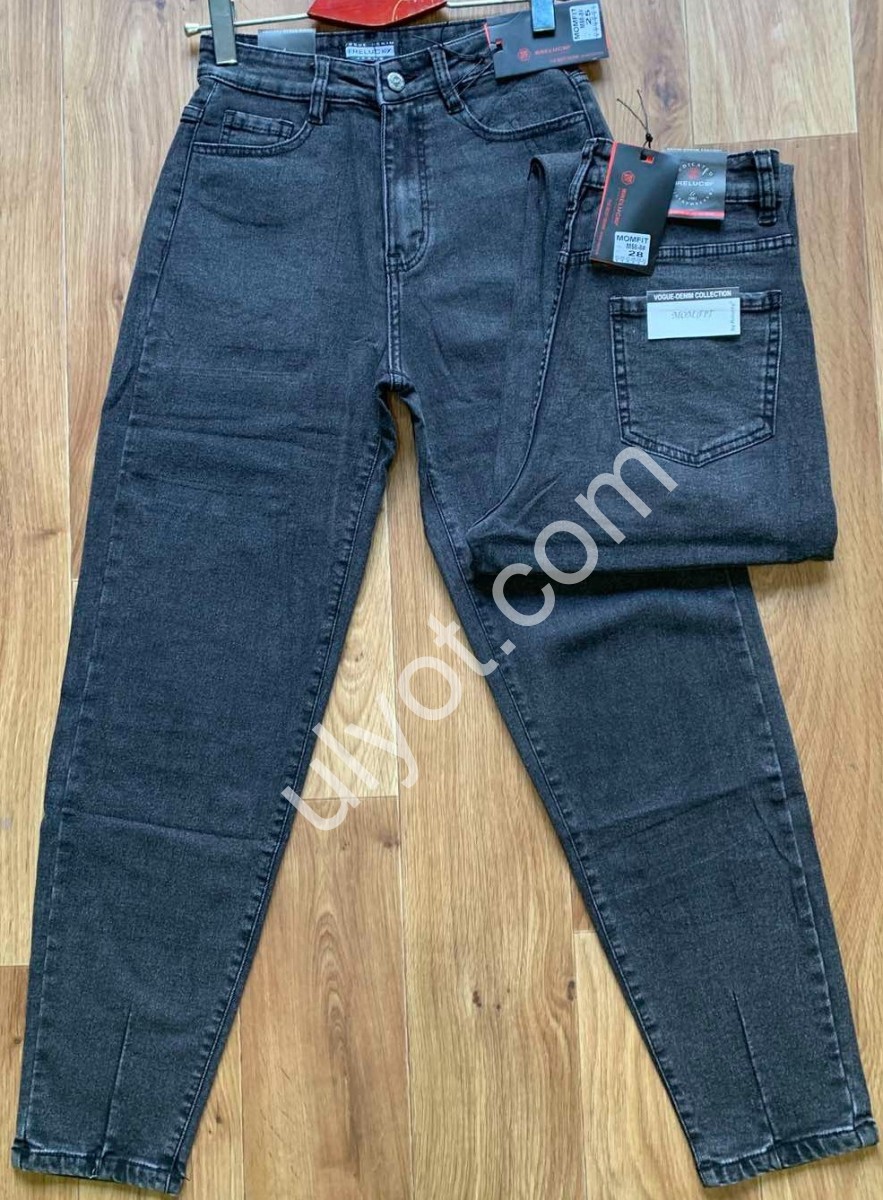 ДЖИНСЫ RELUCKY (25-30) БАЙКА ГРАФИТ M58-8