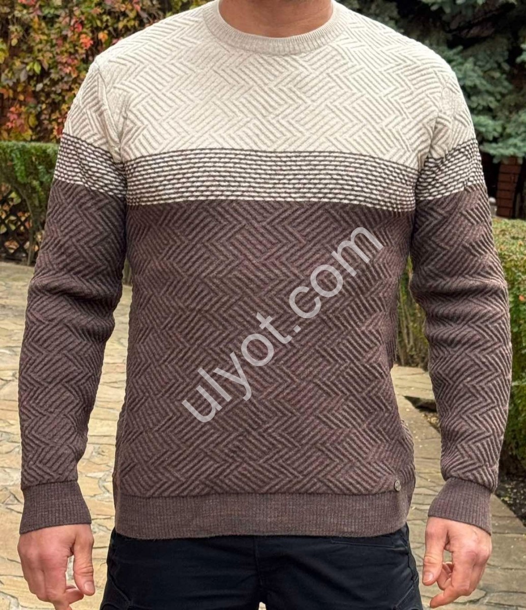 СВИТЕР DEVANTI (L-2XL) МОККО 72178