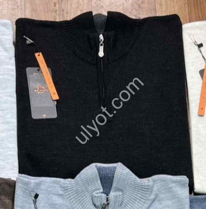 СВИТЕР DEVANTI (L-2XL) ЧЕРНЫЙ 73501-2