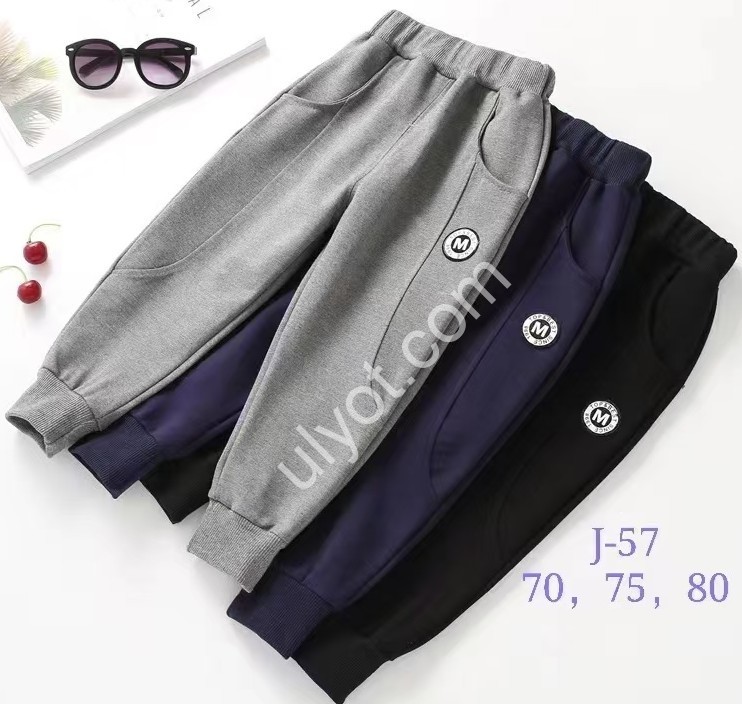 СПОРТ.ШТАНЫ N02 (6-10ЛЕТ) ФЛИС МАНЖЕТ МИКС 57