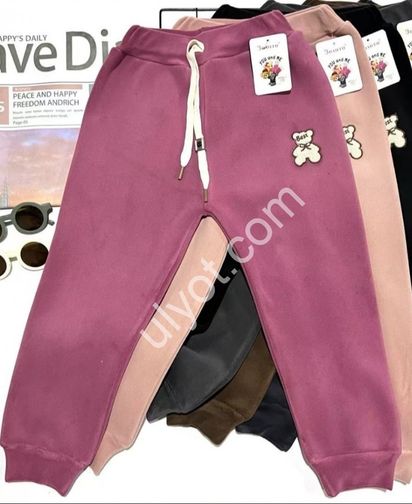 СПОРТ.ШТАНИ (4-9ЛІТ) ФЛІС МАНЖЕТ МІКС 655-1