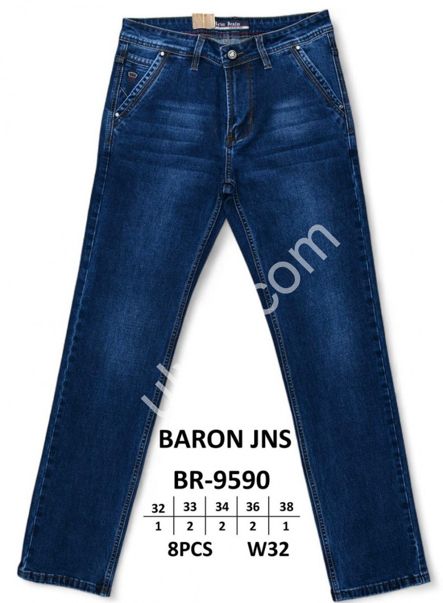 ДЖИНСИ BARON (32-38) Т.СИНІЙ BR9590
