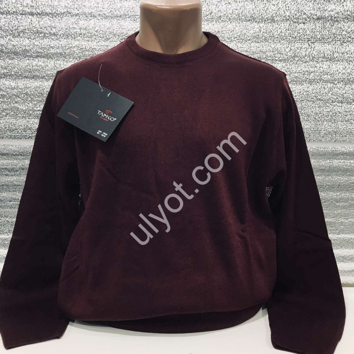 СВІТЕР TAMKO (M-2XL) БОРДО
