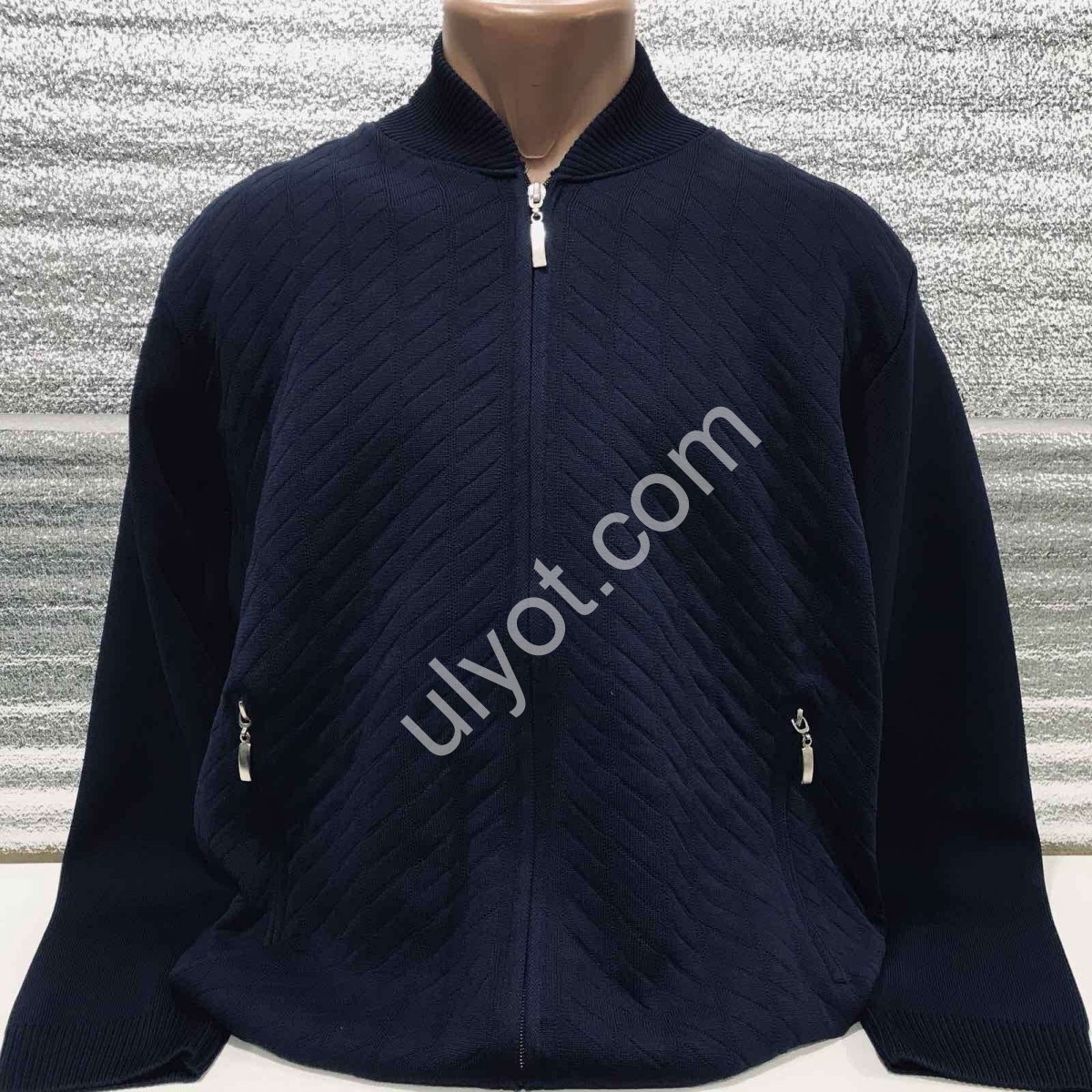 БОМБЕР EVS (L-2XL) Т.СИНІЙ 3001