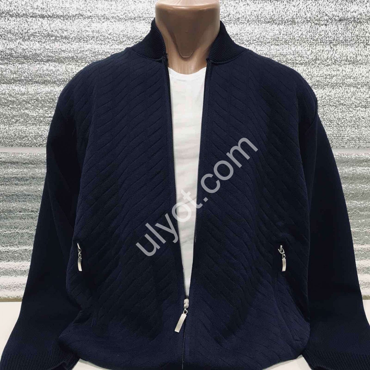 БОМБЕР EVS (L-2XL) Т.СИНІЙ 3001