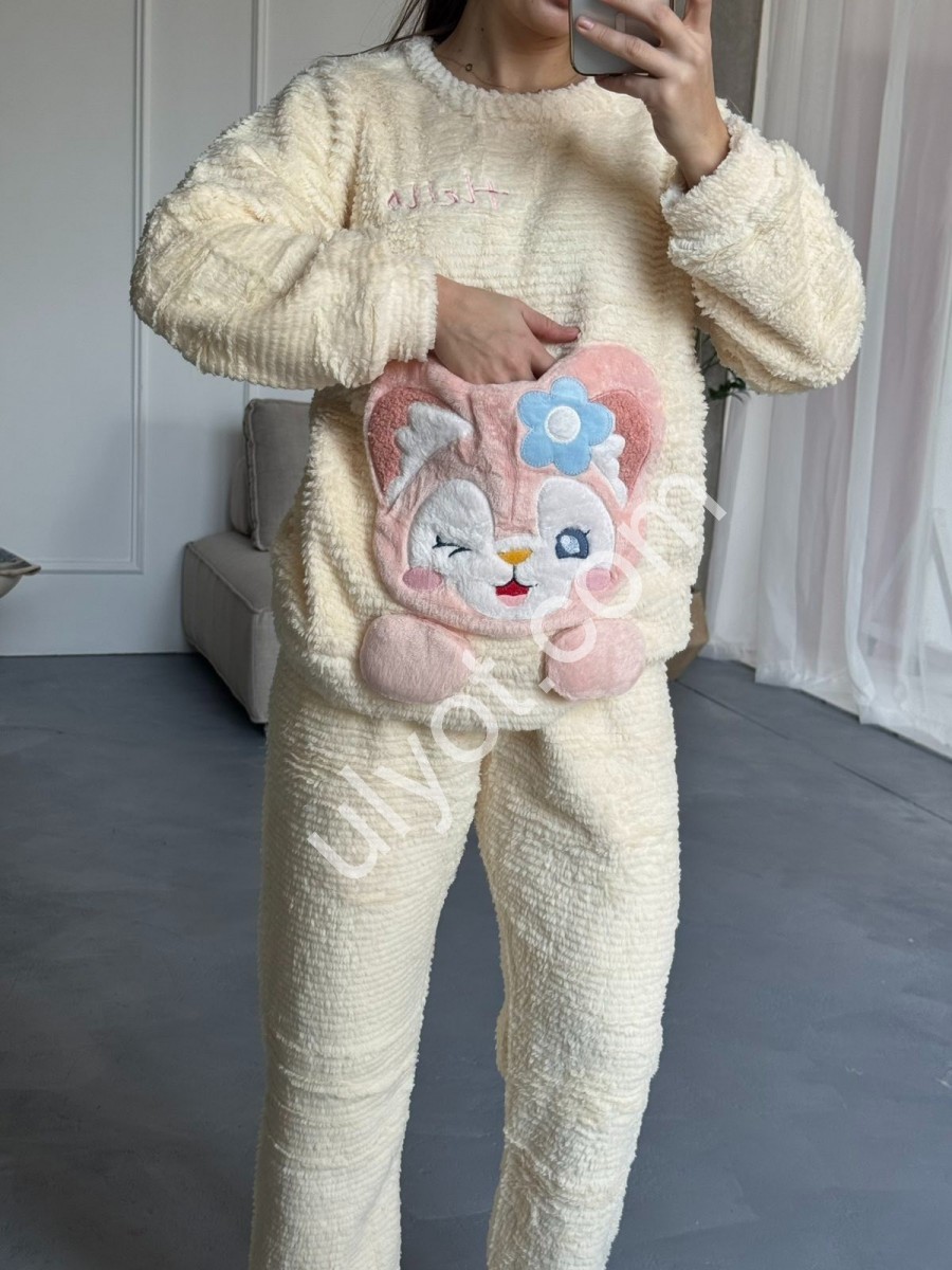 ПІЖАМА (42-48) МАХРА КРЕМ 843