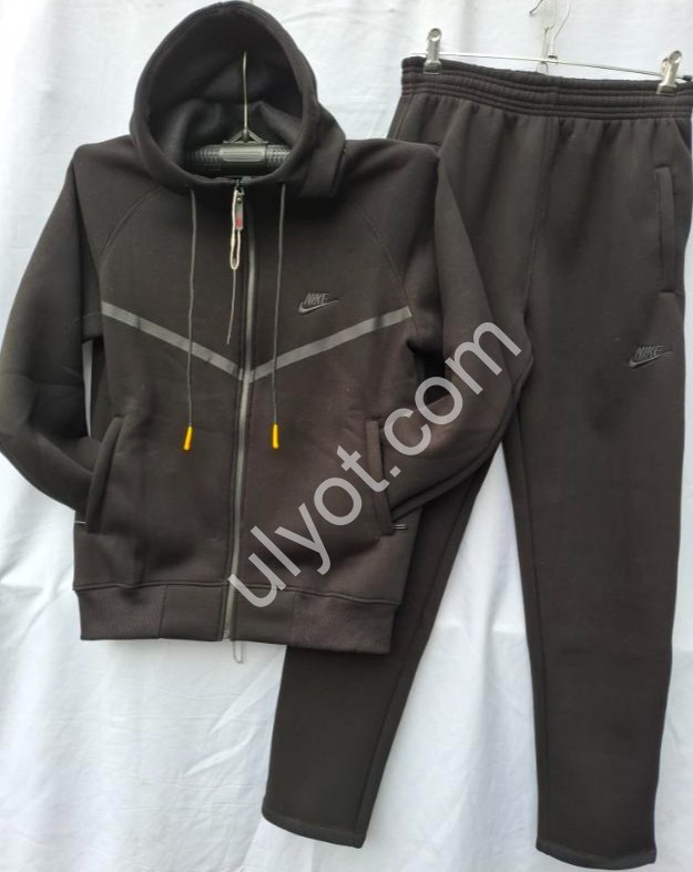 СПОРТ.КОСТЮМ N02 (50-58) ФЛИС ПРЯМОЙ ЧЕРНЫЙ 