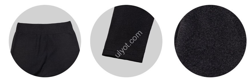 ЛОСИНЫ (L-5XL) МЕХ ЧЕРНЫЙ C-04