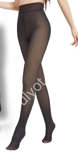 КОЛГОТЫ (ONE SIZE 54-60) МЕХ ЧЕРНЫЙ F263
