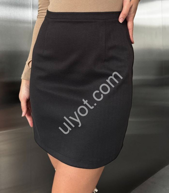 Спідниця (42-48) ЧОРНИЙ 815