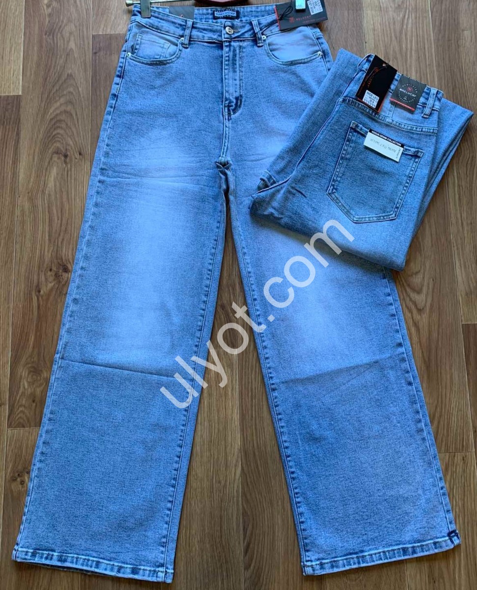 ДЖИНСЫ RELUCKY (30-36) ГОЛУБОЙ 0305-13