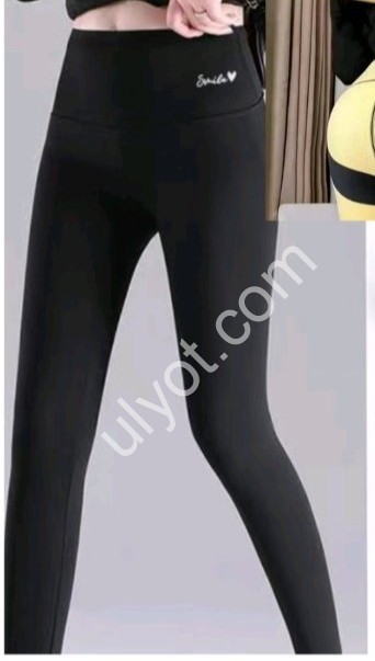 Лосини (ONE SIZE 2XL/3XL) ЧЕРНЕ хутро 983