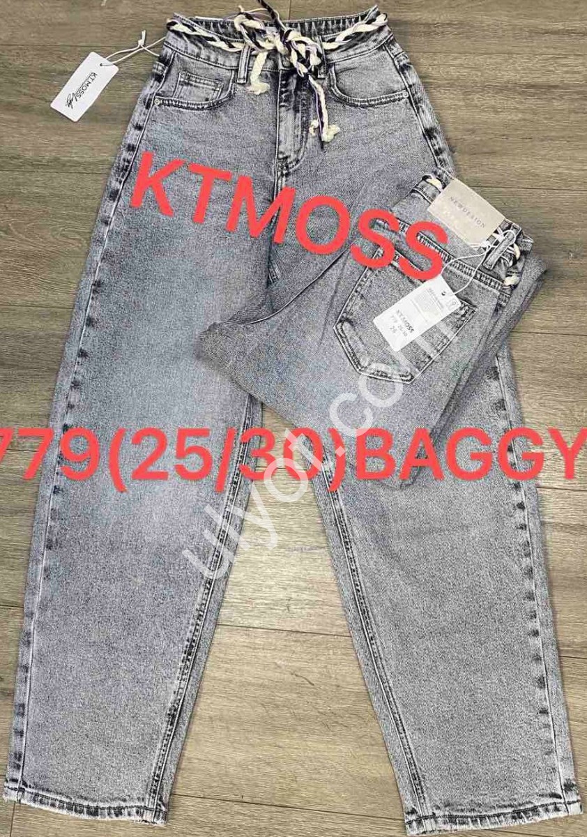 ДЖИНСЫ KT.MOSS (25-30) СЕРЫЙ 779