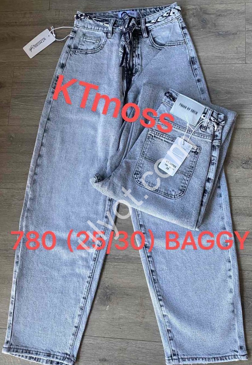 ДЖИНСЫ KT.MOSS (25-30) СЕРЫЙ 780