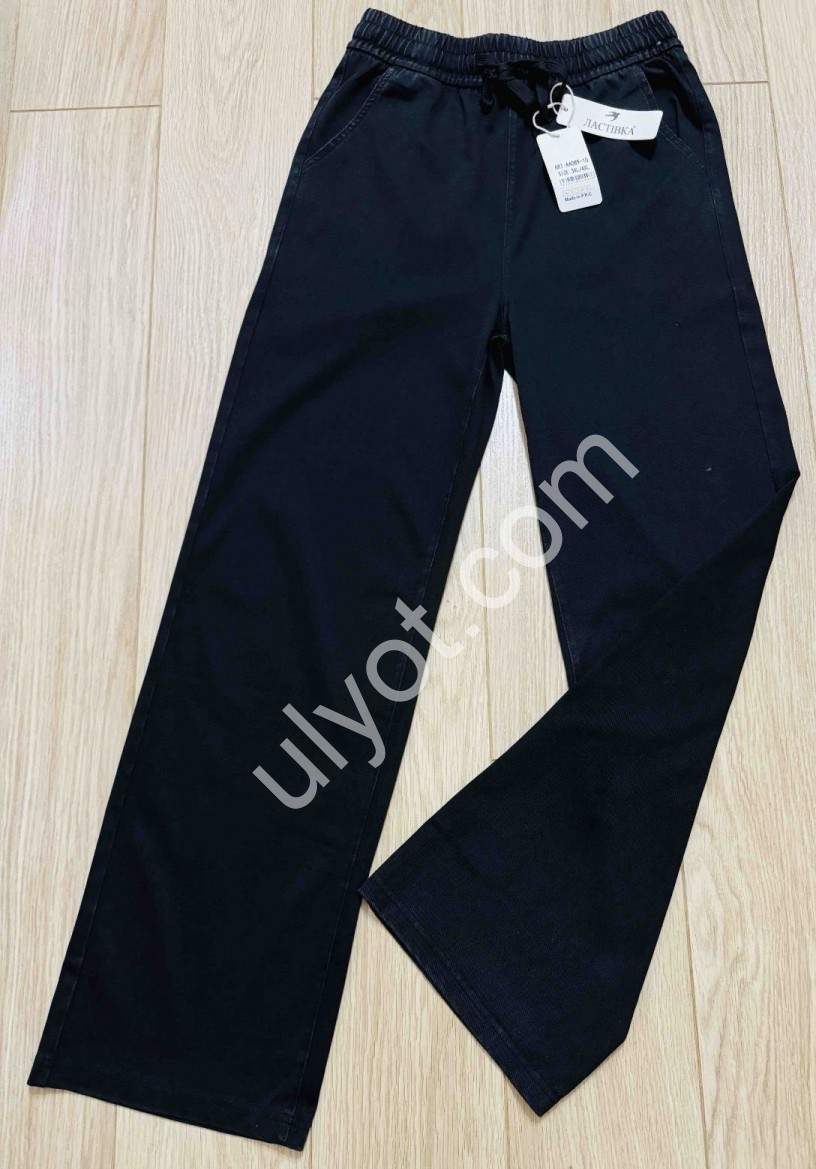 ШТАНИ (3XL-6XL) ЧОРНИЙ 4089