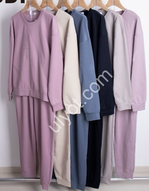 КОСТЮМ (L-4XL) МАНЖЕТ КРЕМ 8013