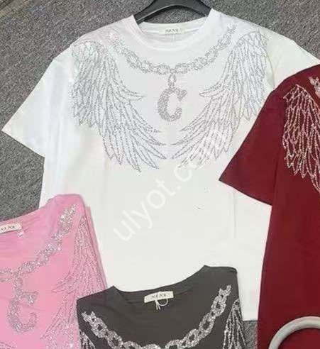 ФУТБОЛКА (OVER SIZE) МИКС 23149