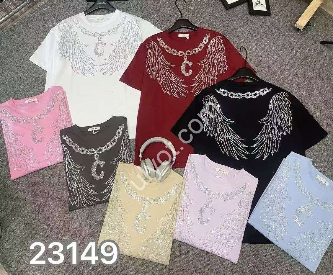 ФУТБОЛКА (OVER SIZE) МІКС 23149