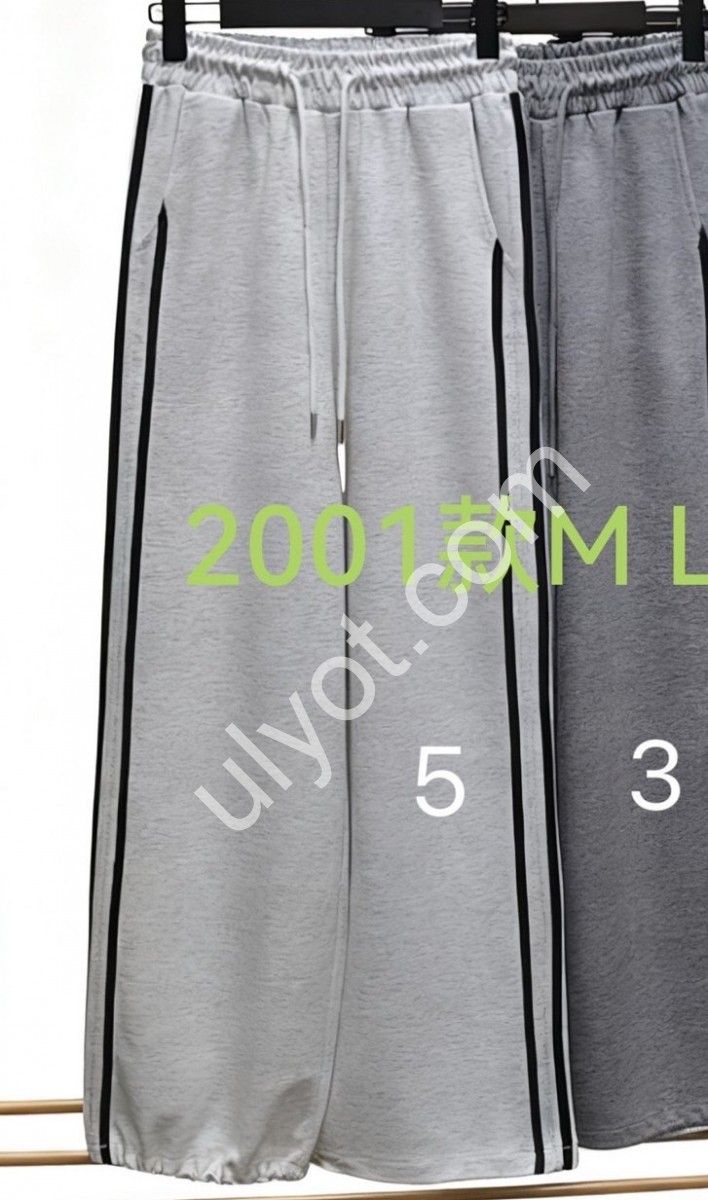 ШТАНЫ (M-XL) ЧЕРНЫЙ 2001/1