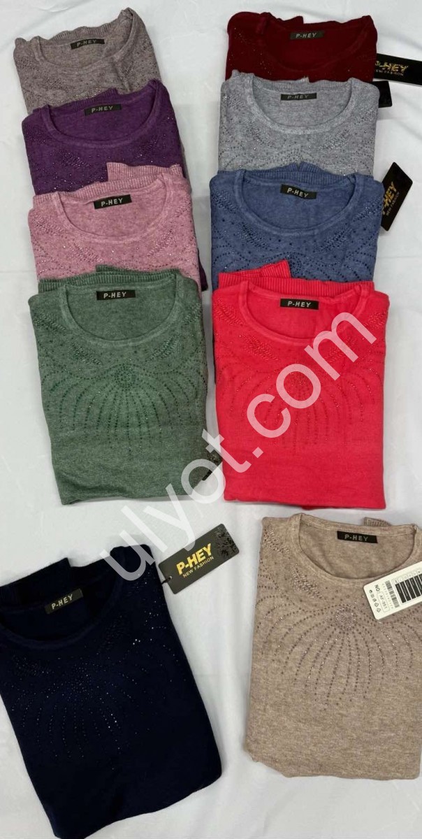 СВІТЕР (ONE SIZE 52-58) МІКС AF-951