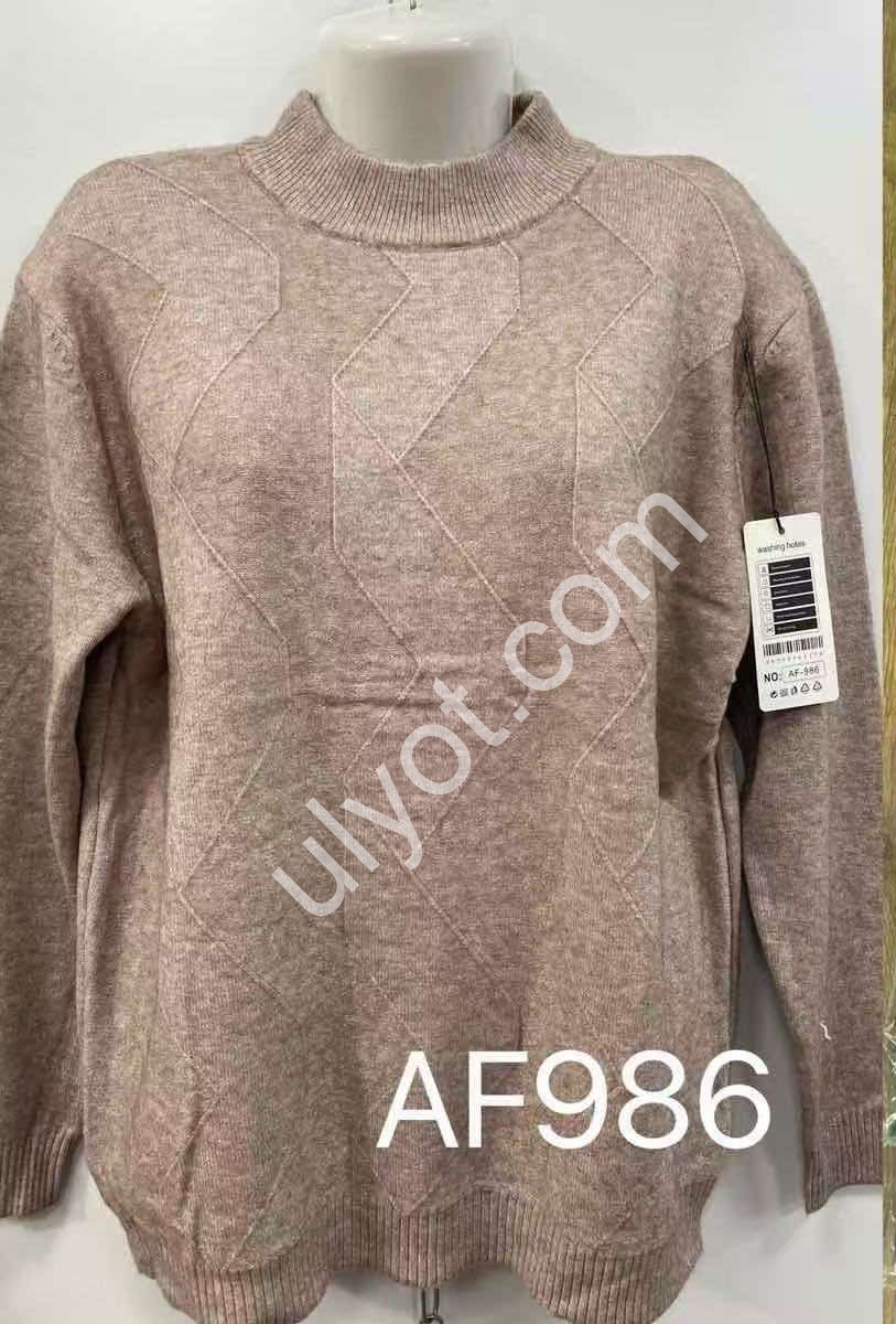 СВІТЕР (ONE SIZE 52-54) МІКС AF-986