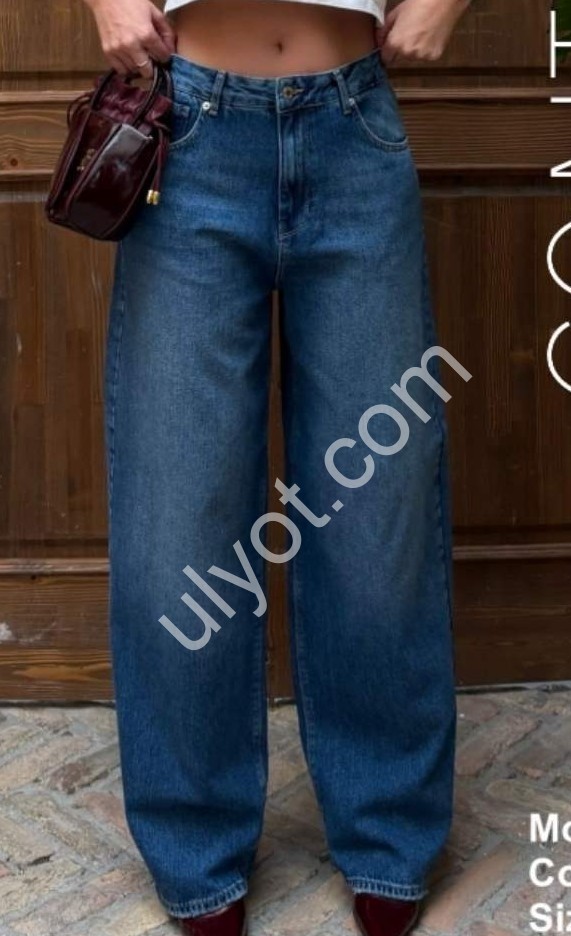 ДЖИНСИ ZEO BASIC (34-42) Т.СИНІЙ 5138