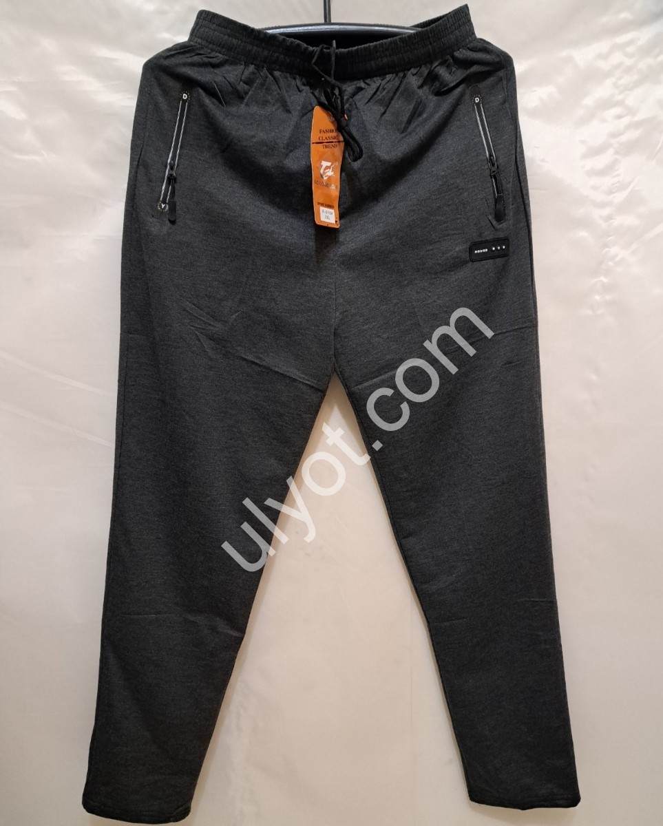 СПОРТ.ШТАНЫ (XL-5XL) ПРЯМОЙ ГРАФИТ 610