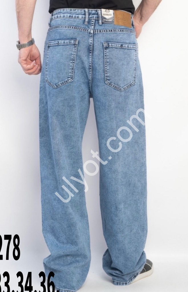 ДЖИНСЫ GAXGAX (28-36) СИНИЙ 1278