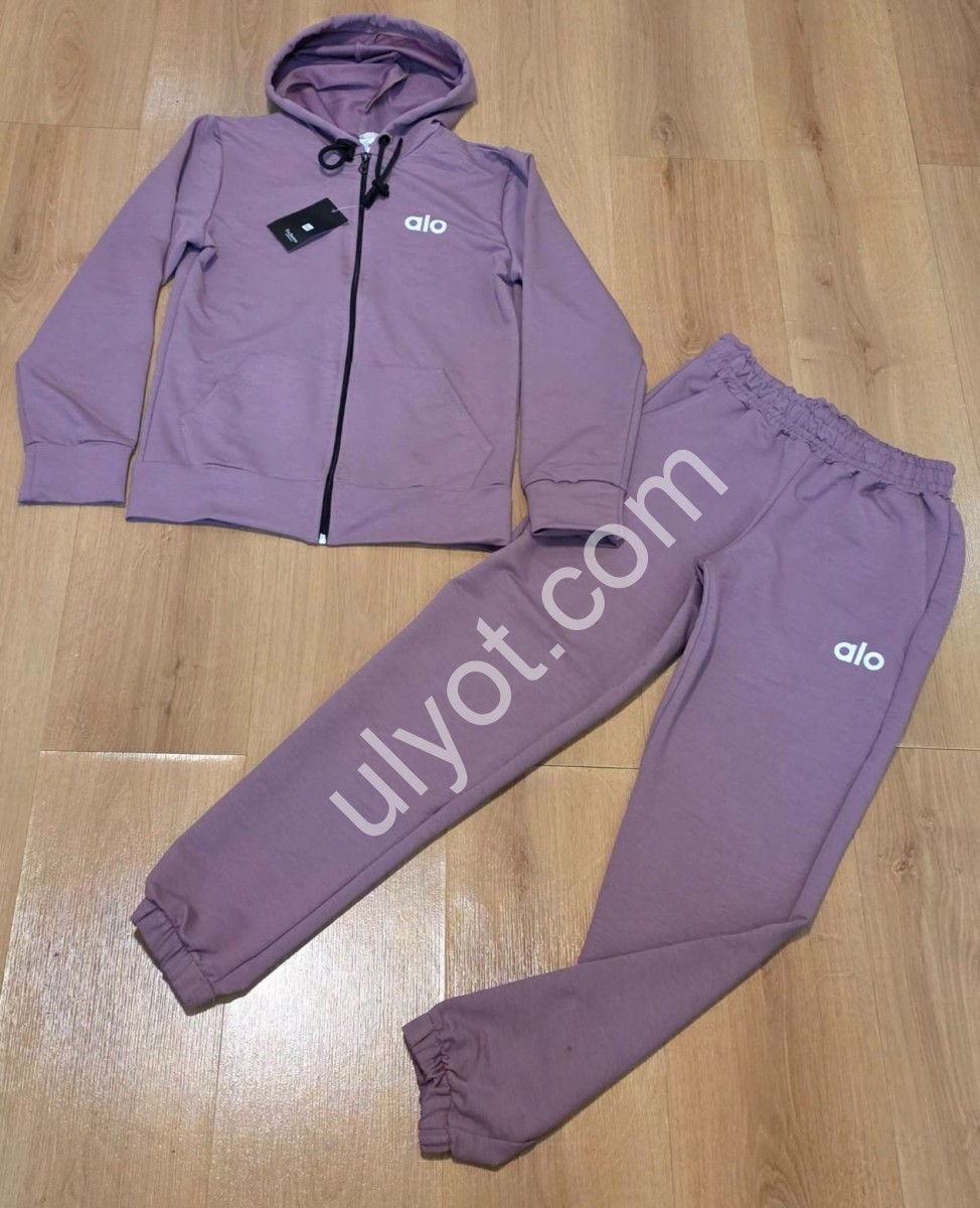 СПОРТИВНЫЙ КОСТЮМ A15 (12-16 ЛЕТ) МАНЖЕТ СИРЕНЕВЫЙ 