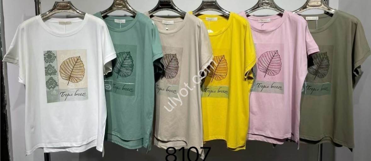 ФУТБОЛКА (ONE SIZE 50-56) МІКС 8107